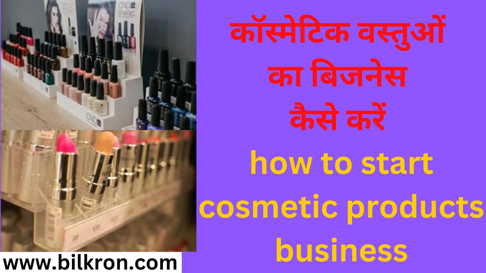 कॉस्मेटिक वस्तुओं का बिजनेस कैसे करें how to start cosmetic products business